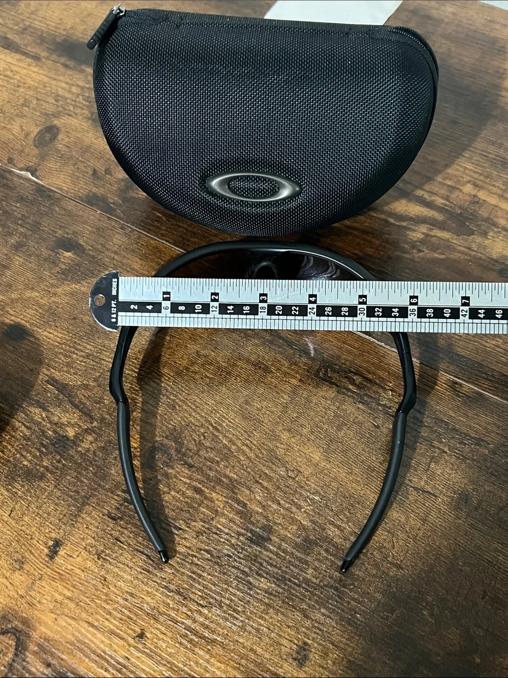 Oakley Radar Black Frame Sunglasses with Brown Lenses